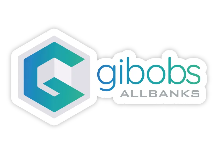 Imagen de marca de Gibobs con su logo.