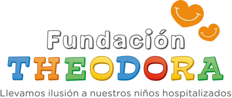 Imagen de marca de la fundación Theodora con su logo.
